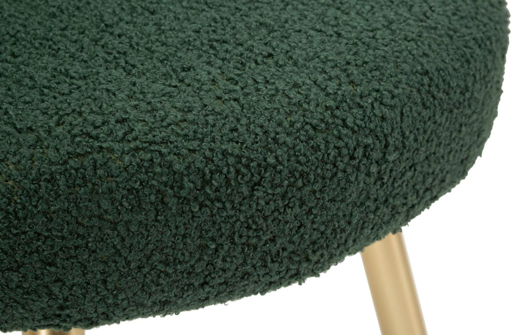 Mini silla de peluche verde ø 40x67 cm