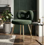 Mini silla de peluche verde ø 40x67 cm