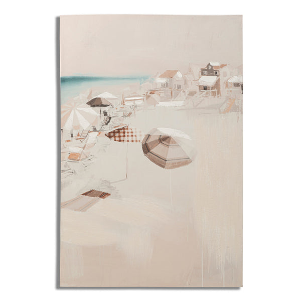 Quadre platja multicolor 80x3x120 cm