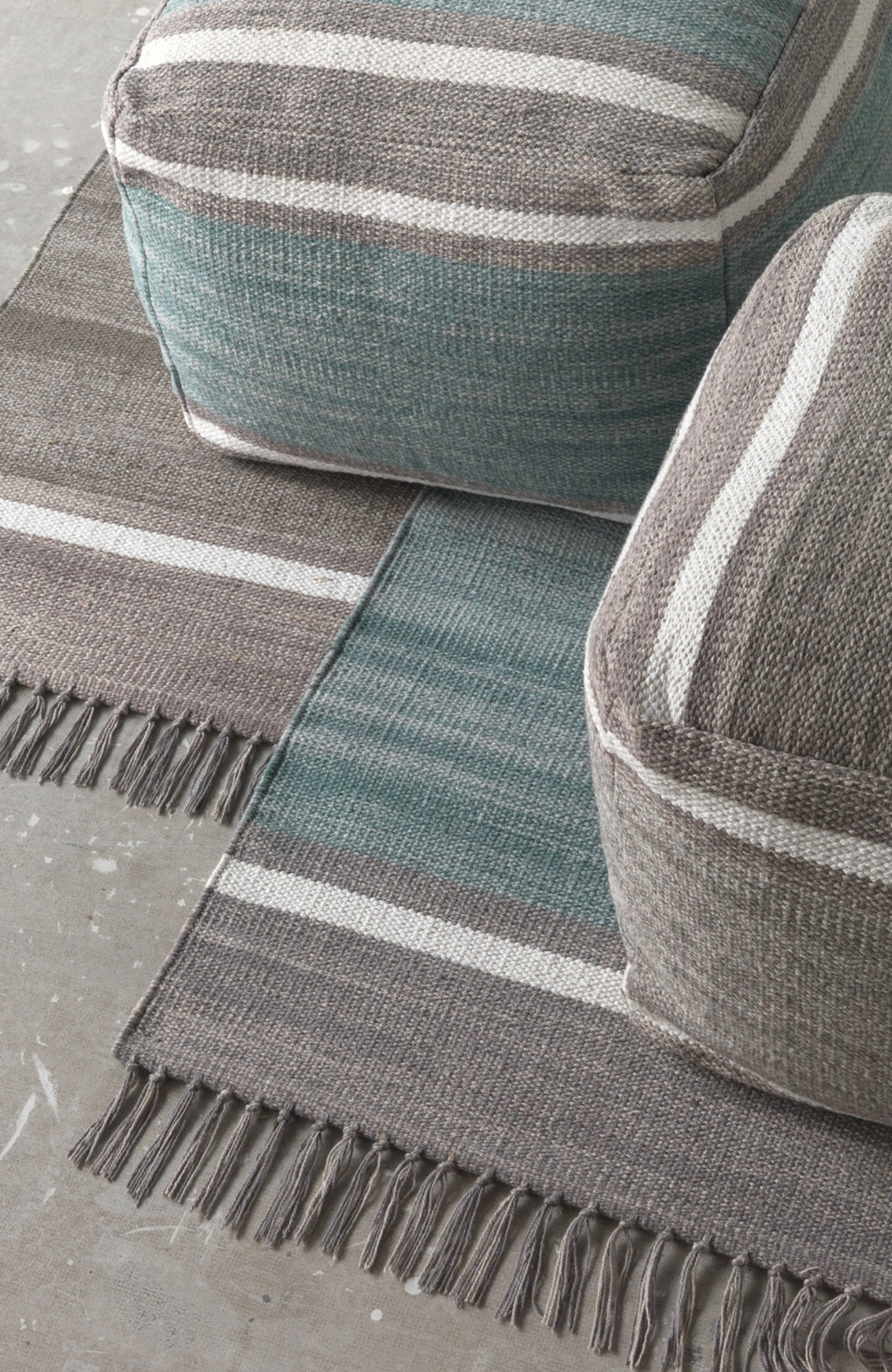 ALFOMBRA ALGODON GRIS 60X120 CM