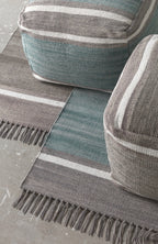 ALFOMBRA ALGODON GRIS 60X120 CM