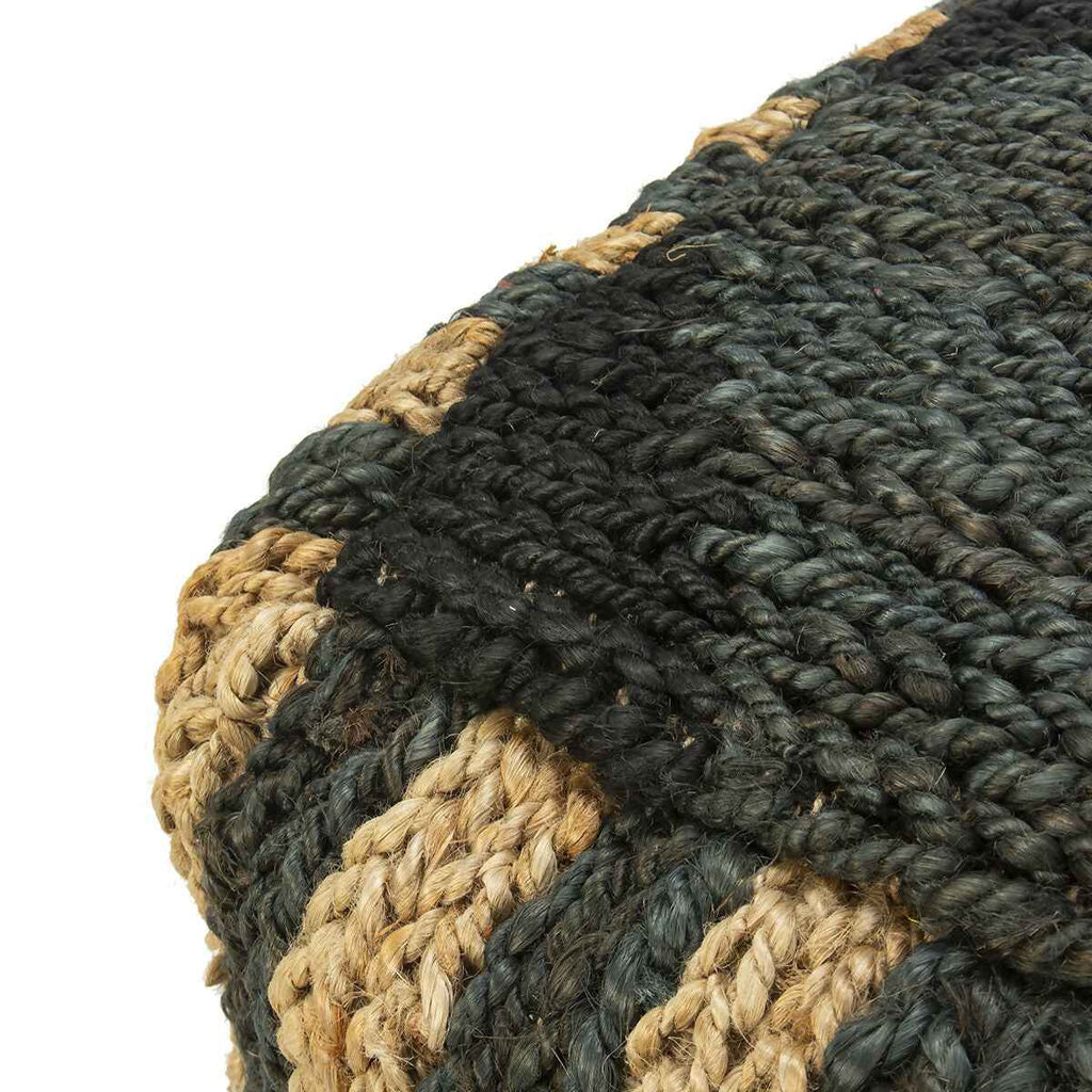 Puff 50x50x50 Shumak -- Natural/Negro