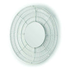Espejo 90x8x90 Cristal/Mimbre Blanco