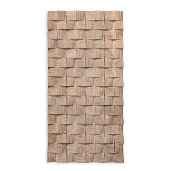 Escultura 56x5x111 cm de madera natural