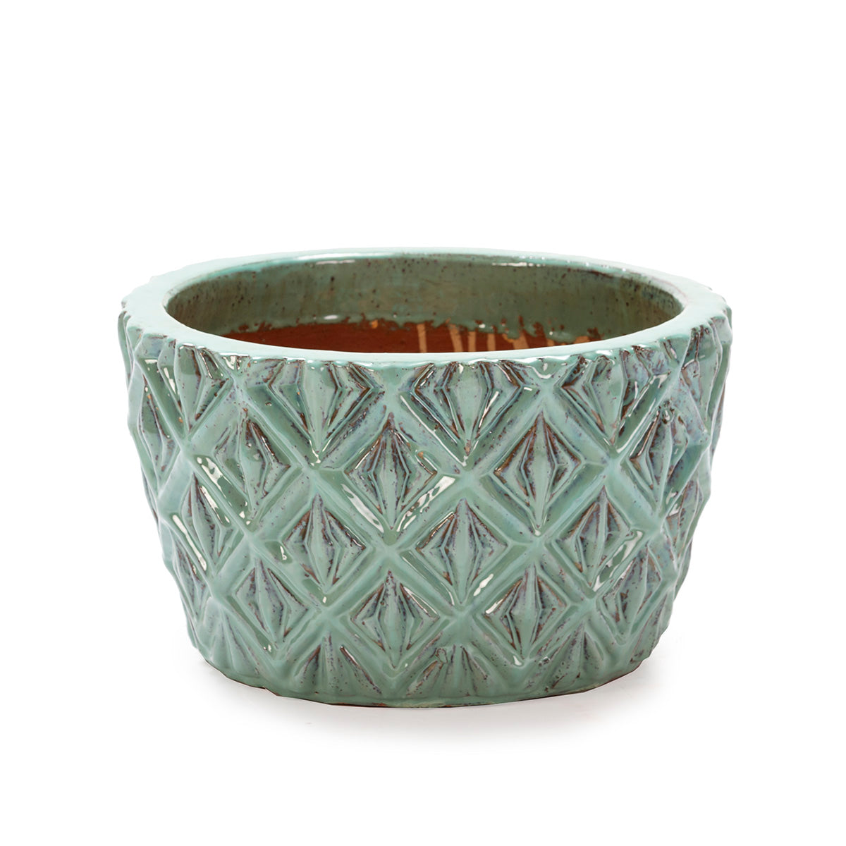 MACETERO 45x45x26 GRES CELADON