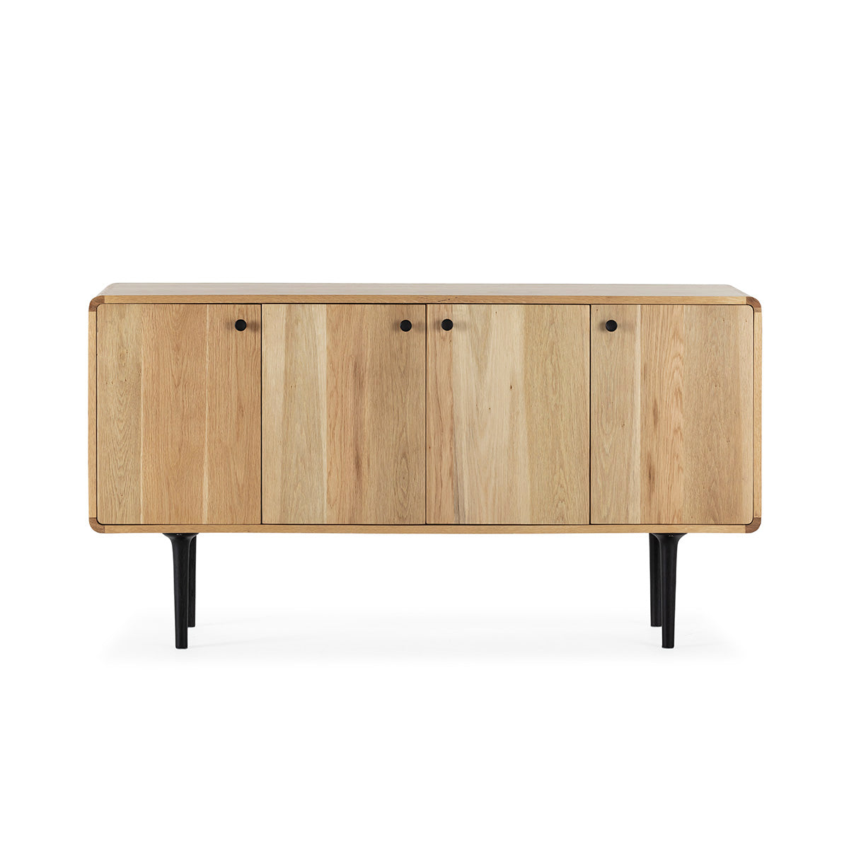 APARADOR 168x45x89 MADERA NATURAL/NEGRO