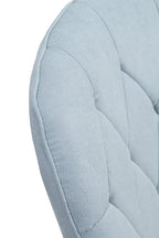 SILLON GIRATORIO TAPIZADO, PATAS METALICAS