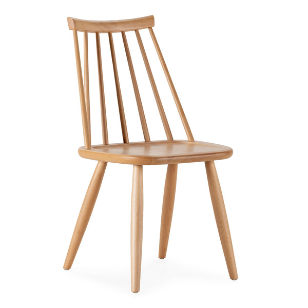 Silla 48x58x86 cm de madera natural