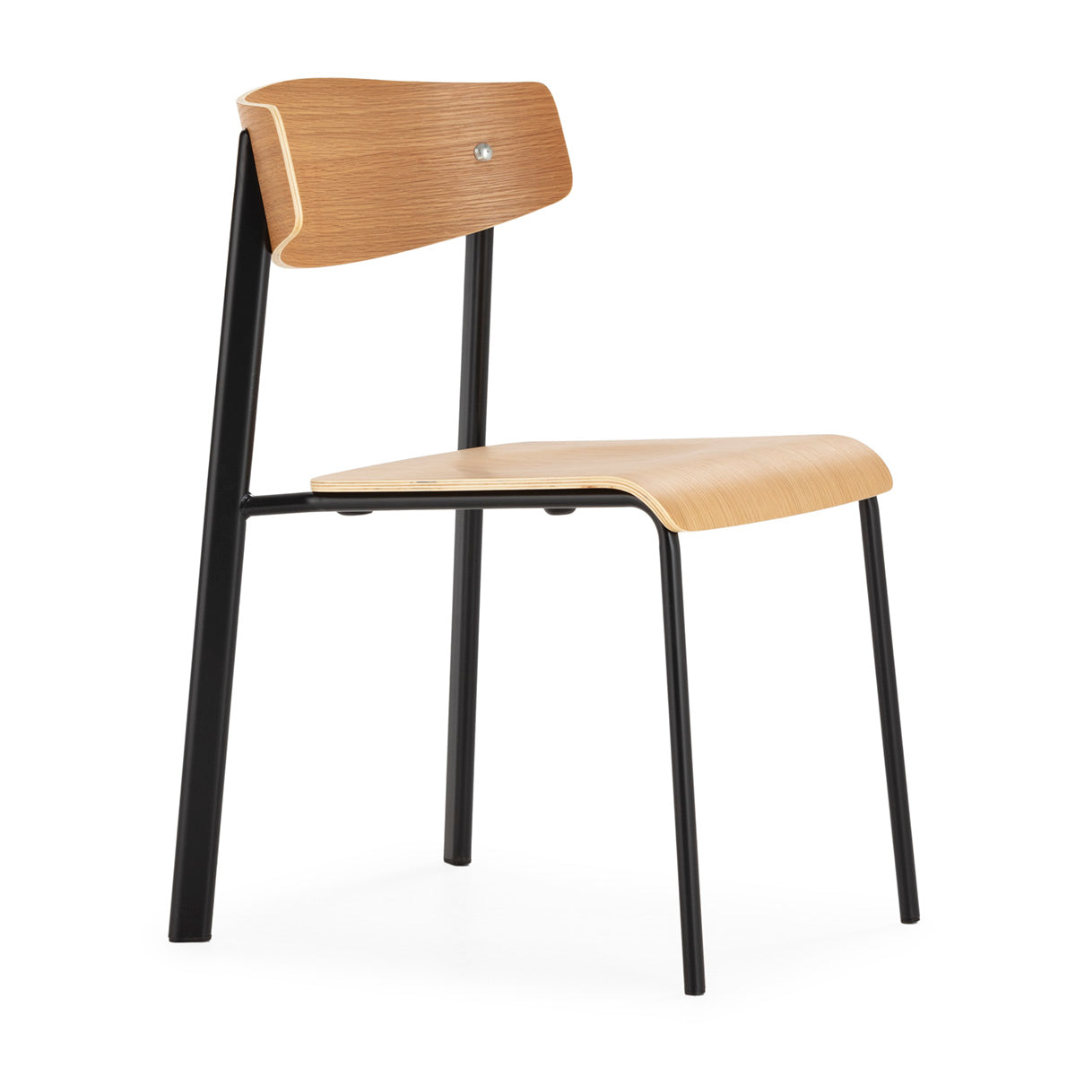 SILLA 51,5x55,5x77,5 METAL/MADERA FRESNO