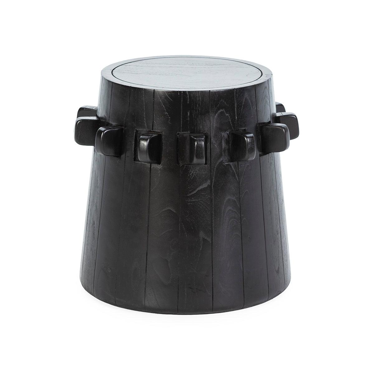 TABURETE 44x44x45 MADERA NEGRO