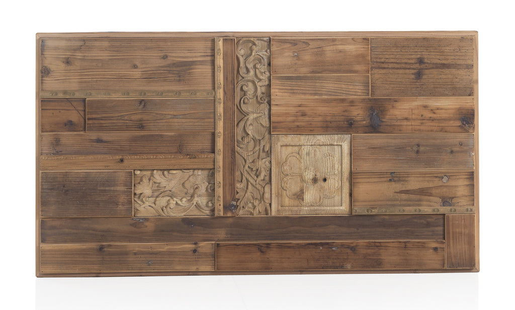 CABEZAL FRONTIS MADERA RECUPERADA NATURAL 110 X60
