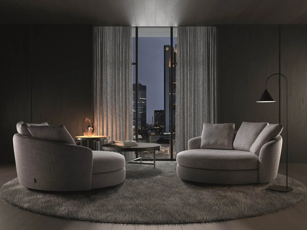 Moon sofa isla circular giratoria