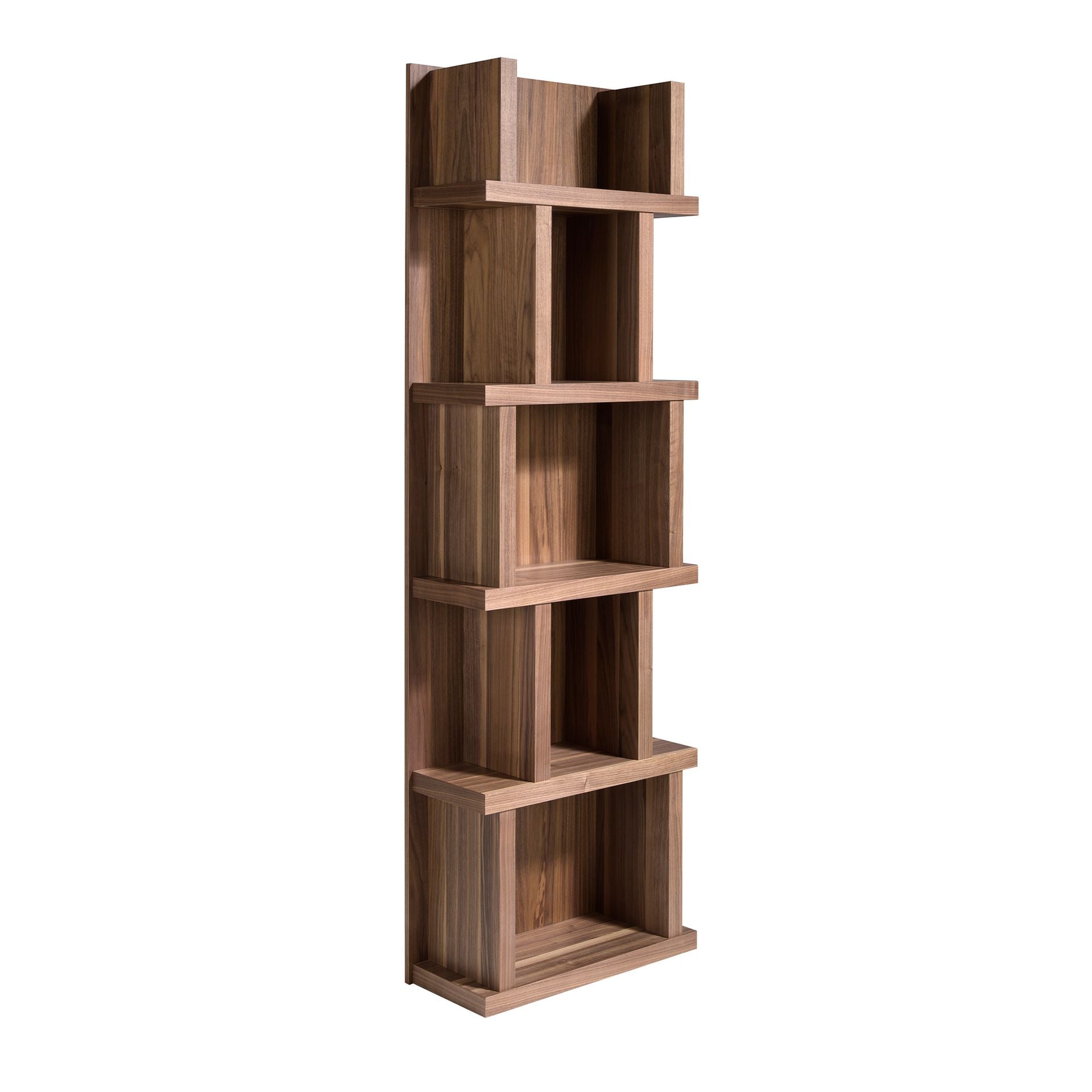 Estantería rectangular nogal