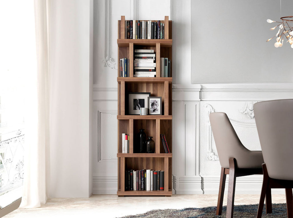 Estantería rectangular nogal