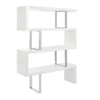 Estantería rectangular madera blanco