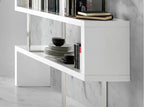 Estantería rectangular madera blanco