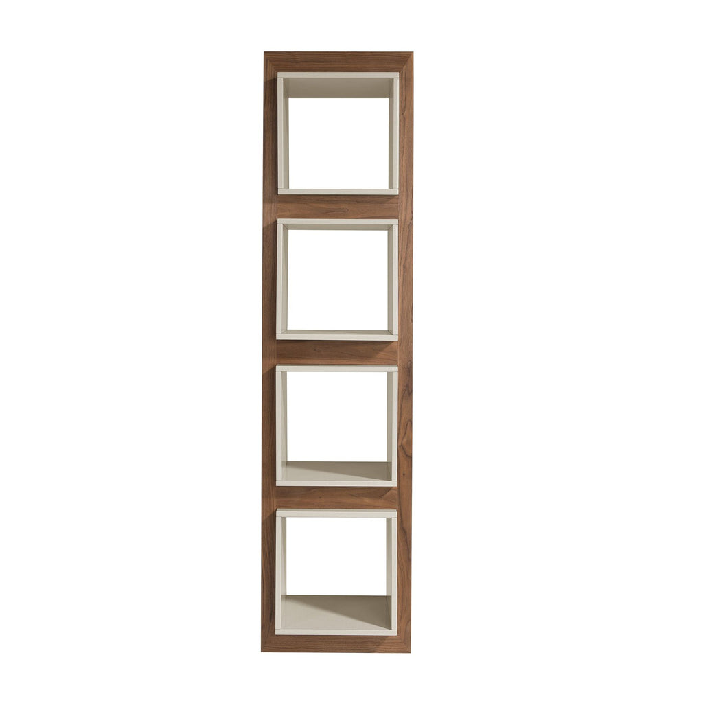 Estantería rectangular madera gris