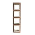 Estantería rectangular madera gris