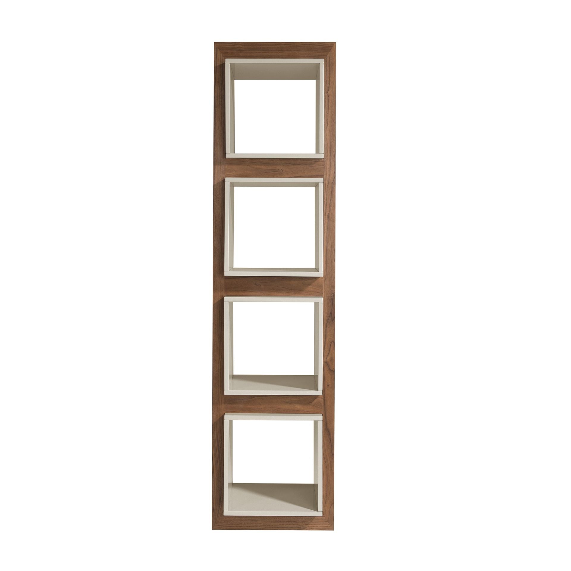 Estantería rectangular madera gris