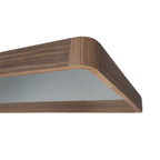 Espejo pared rectangular nogal