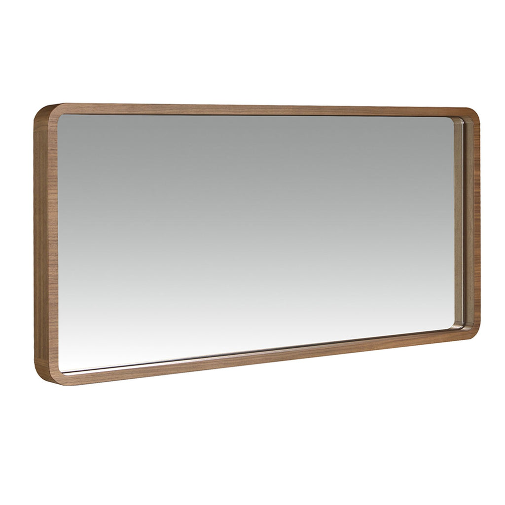 Espejo pared rectangular nogal