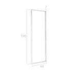 Espejo pared rectangular nogal