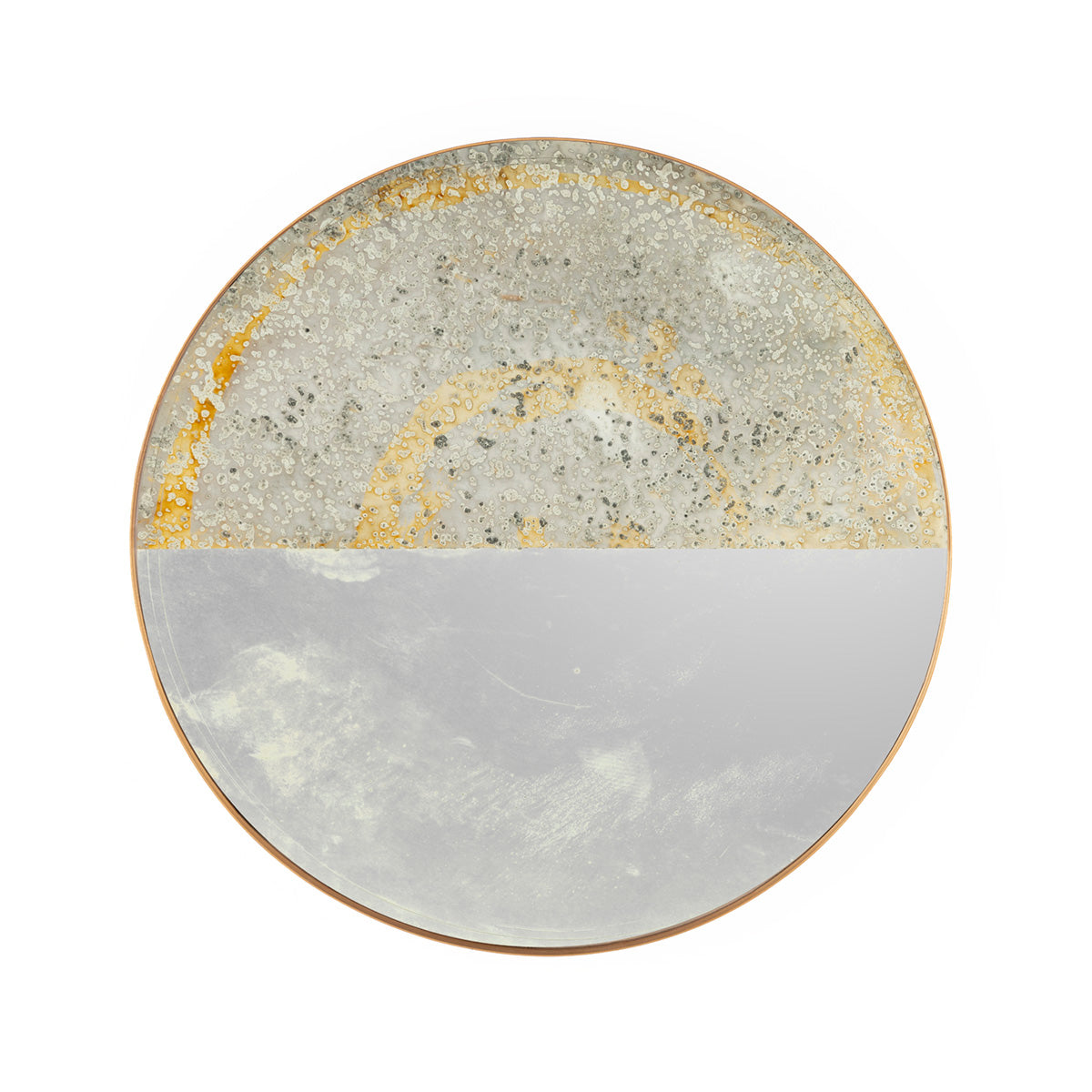 ESPEJO 79x4x79 ENVEJECIDO/METAL DORADO