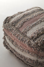 POUF ALGODON Y POLIESTER 45X45X35 CM