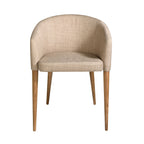 Silla tela beige
