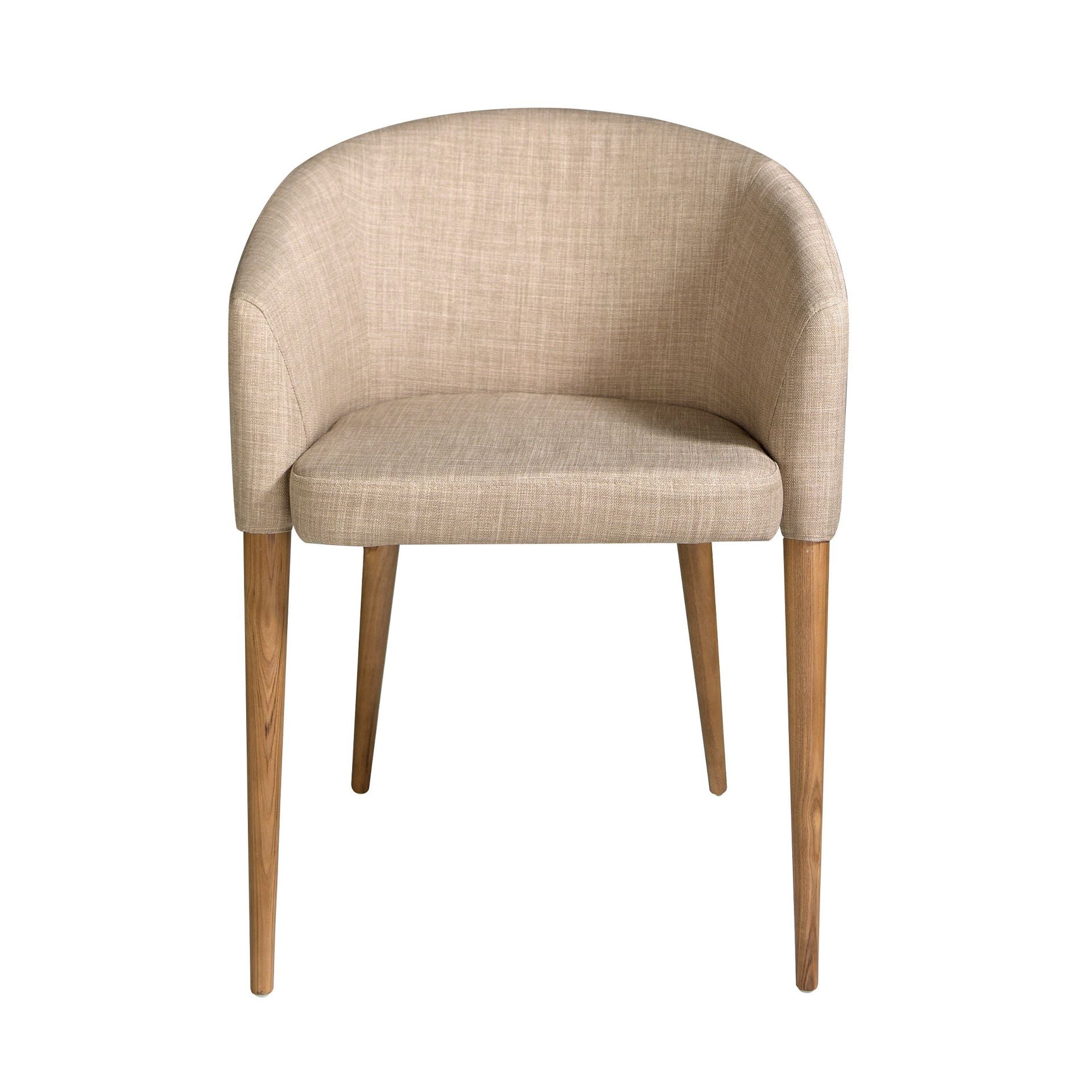 Silla tela beige