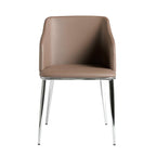 Silla polipiel marrón