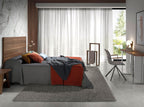Silla giratoria tela gris oscuro