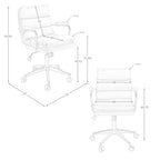 Silla oficina giratoria tela gris