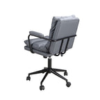 Silla oficina giratoria tela gris