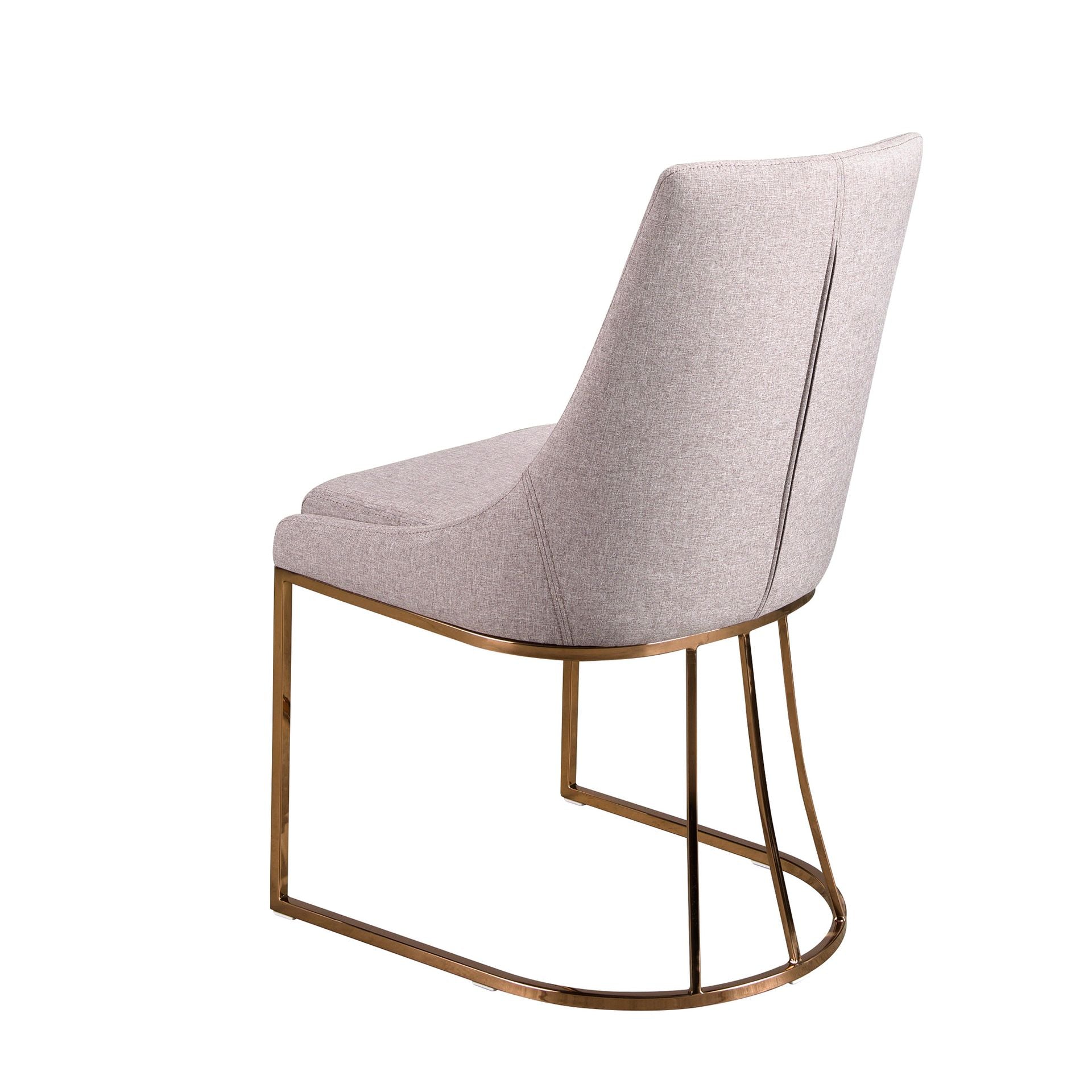 Silla tela gris