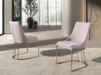 Silla tela gris