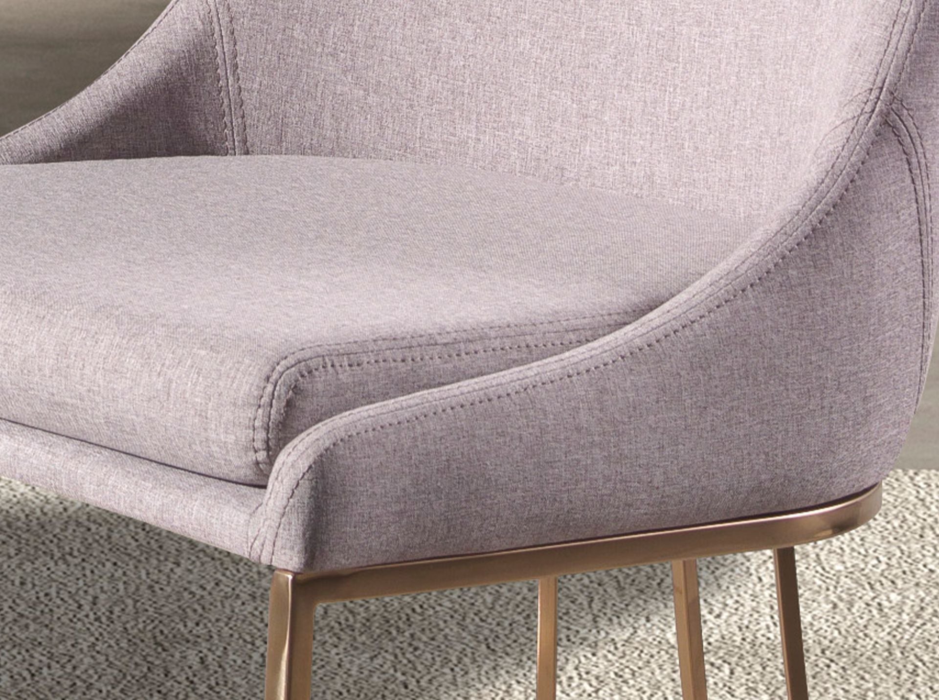 Silla tela gris