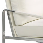 Sillón polipiel blanco