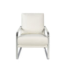 Sillón polipiel blanco