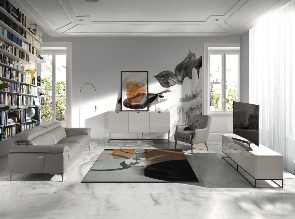 Sillón Chester piel gris oscuro