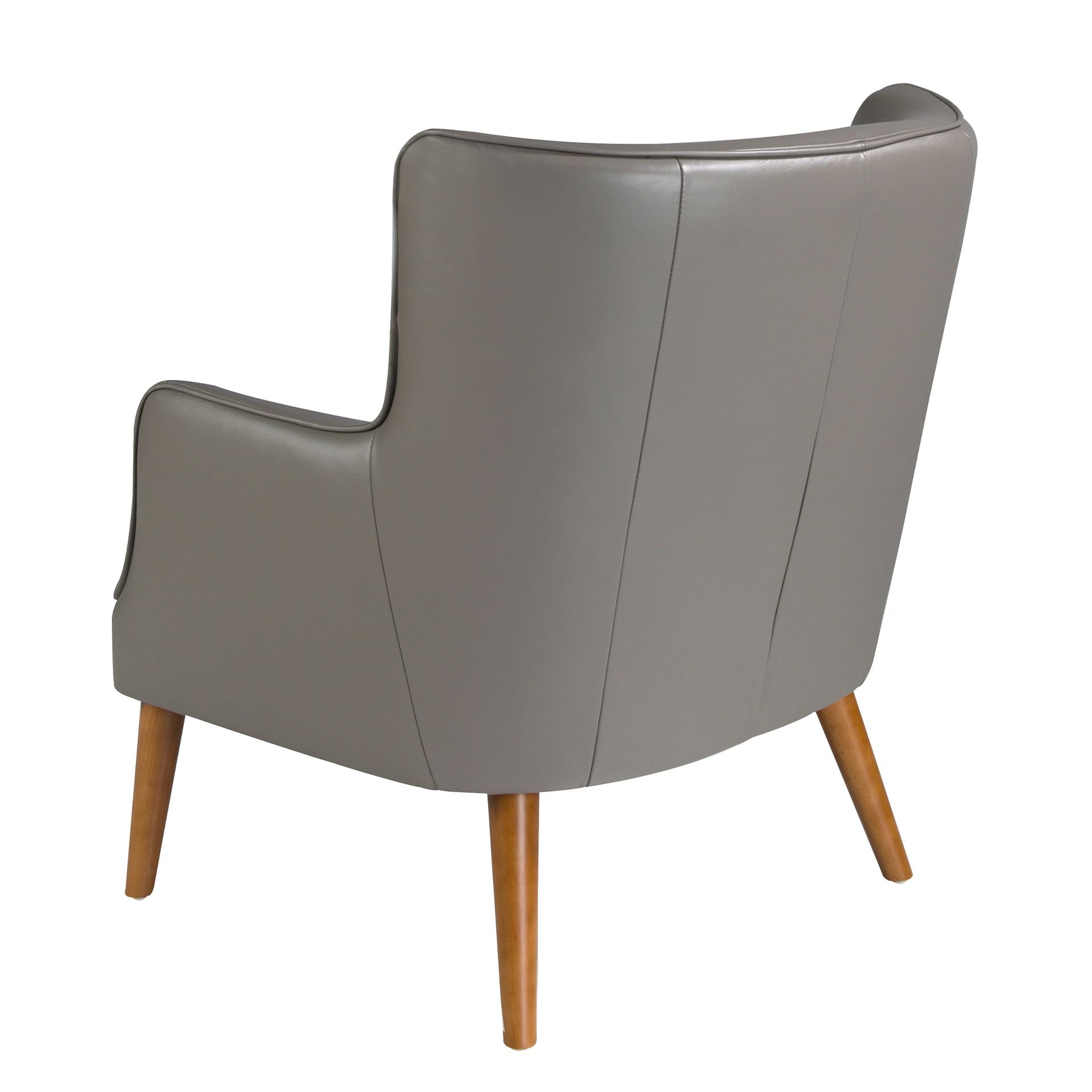 Sillón Chester piel gris oscuro