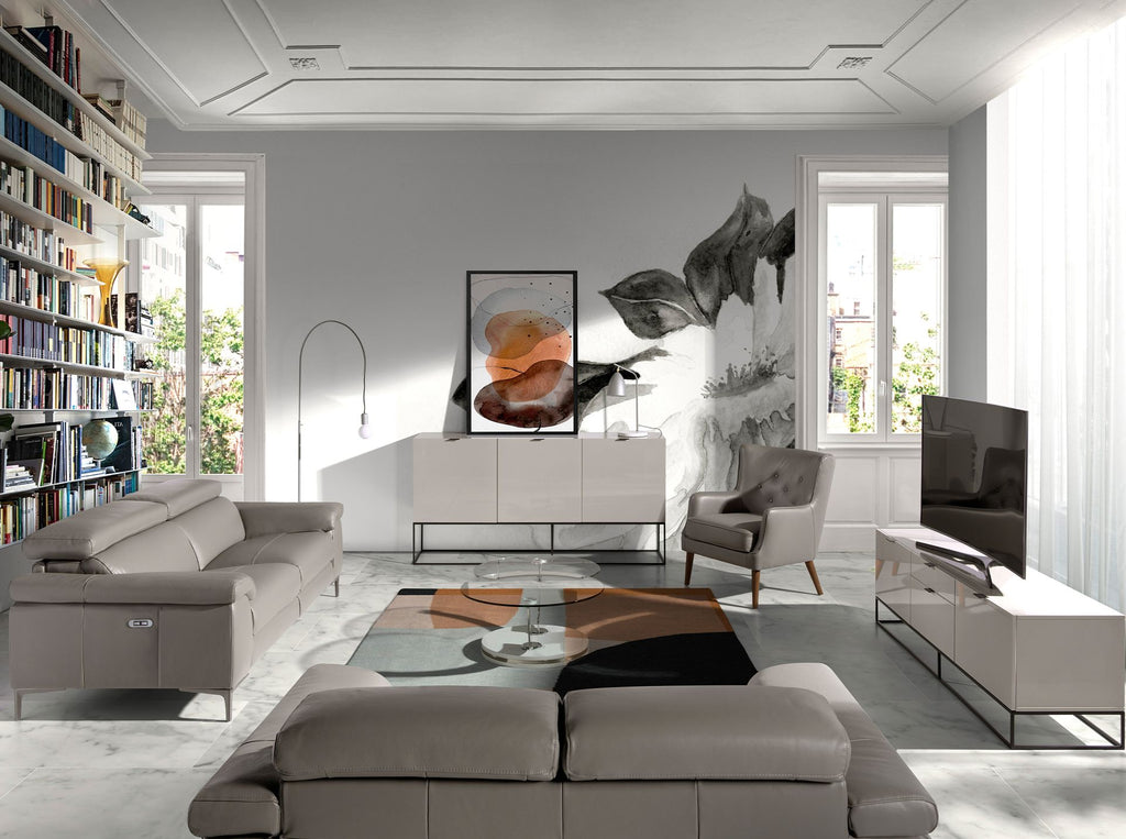 Sillón Chester piel gris oscuro