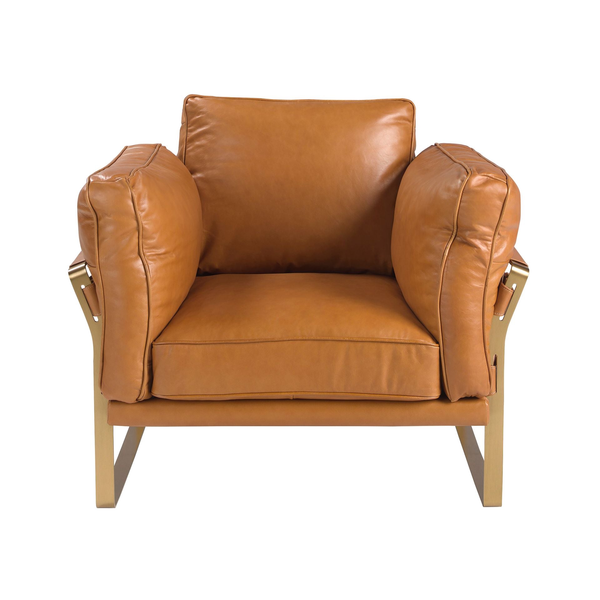 Sillón piel camel
