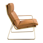 Sillón piel camel