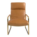 Sillón piel camel