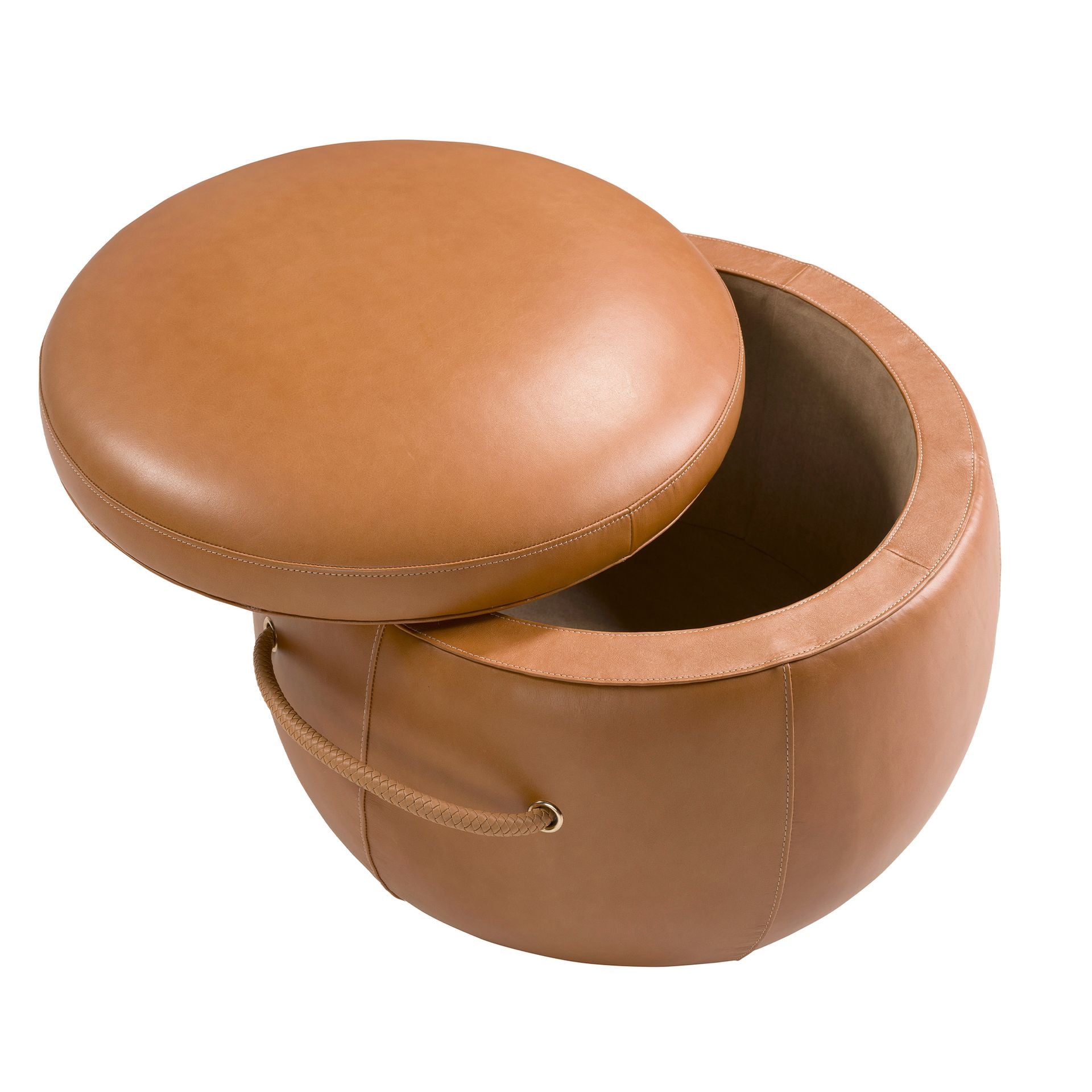 Puff piel camel