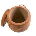 Puff piel camel