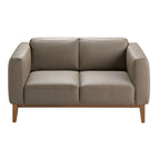 Sofá 3 plazas piel visón