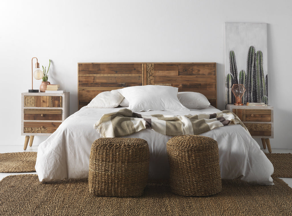 CABEZAL FRONTIS MADERA RECUPERADA NATURAL 110 X60