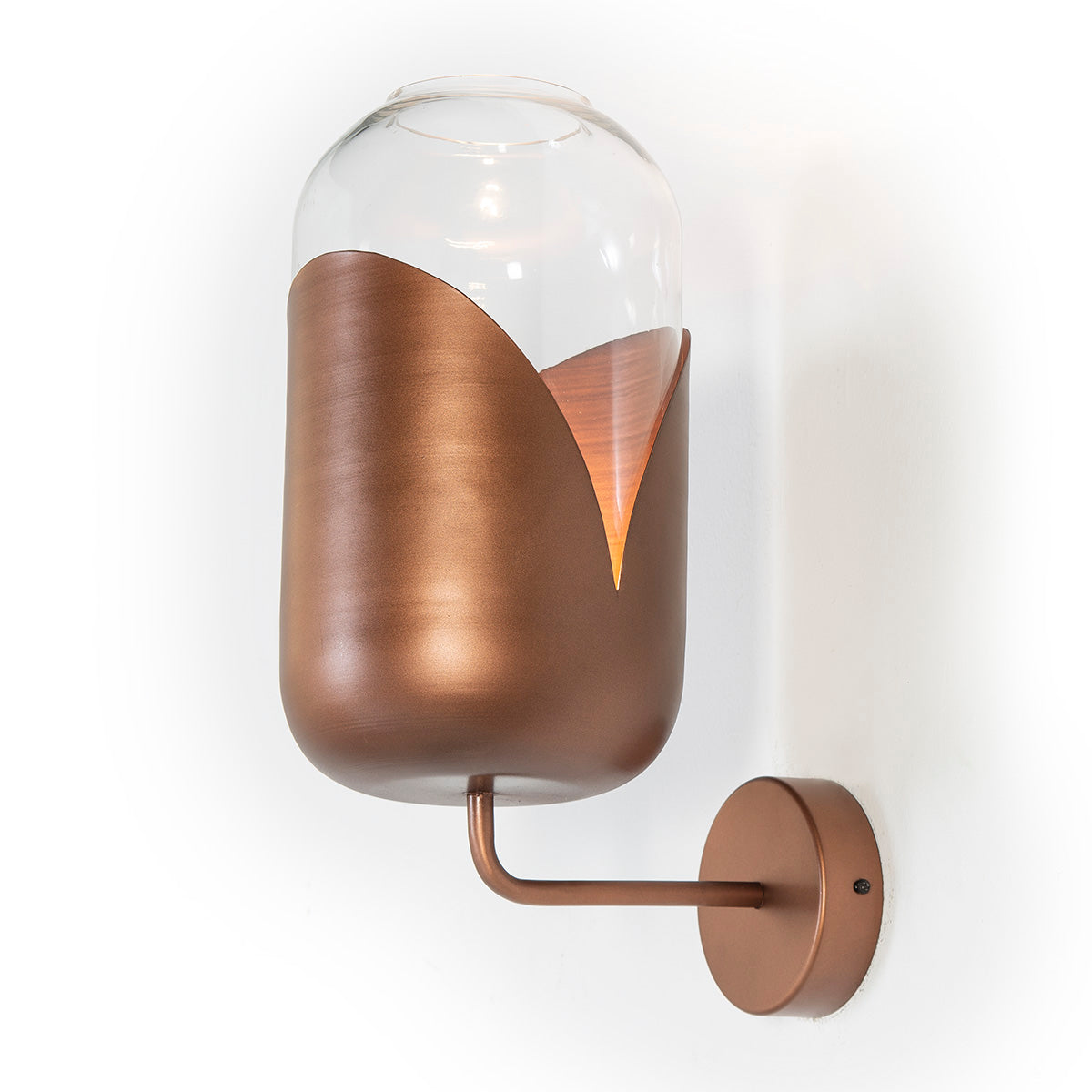 APLIQUE 19x28x42 CRISTAL/METAL COLOR COBRE